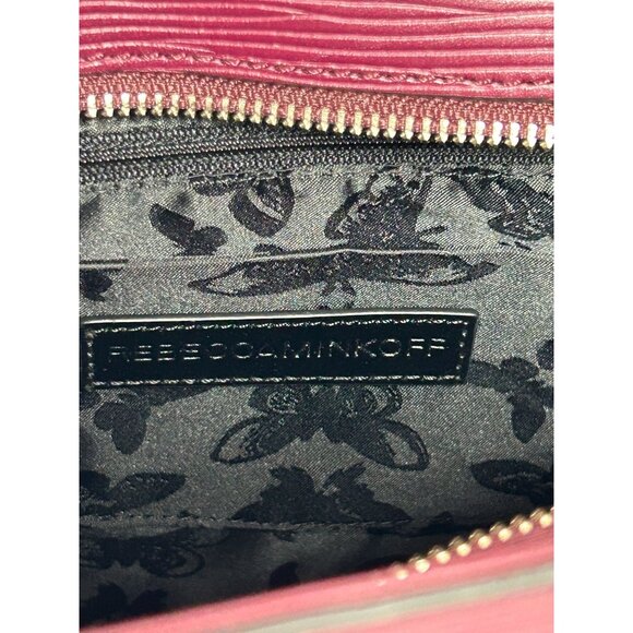 Rebecca Minkoff Mini Avery Leather Crossbody Tote in Port - NWT - Picture 5 of 8